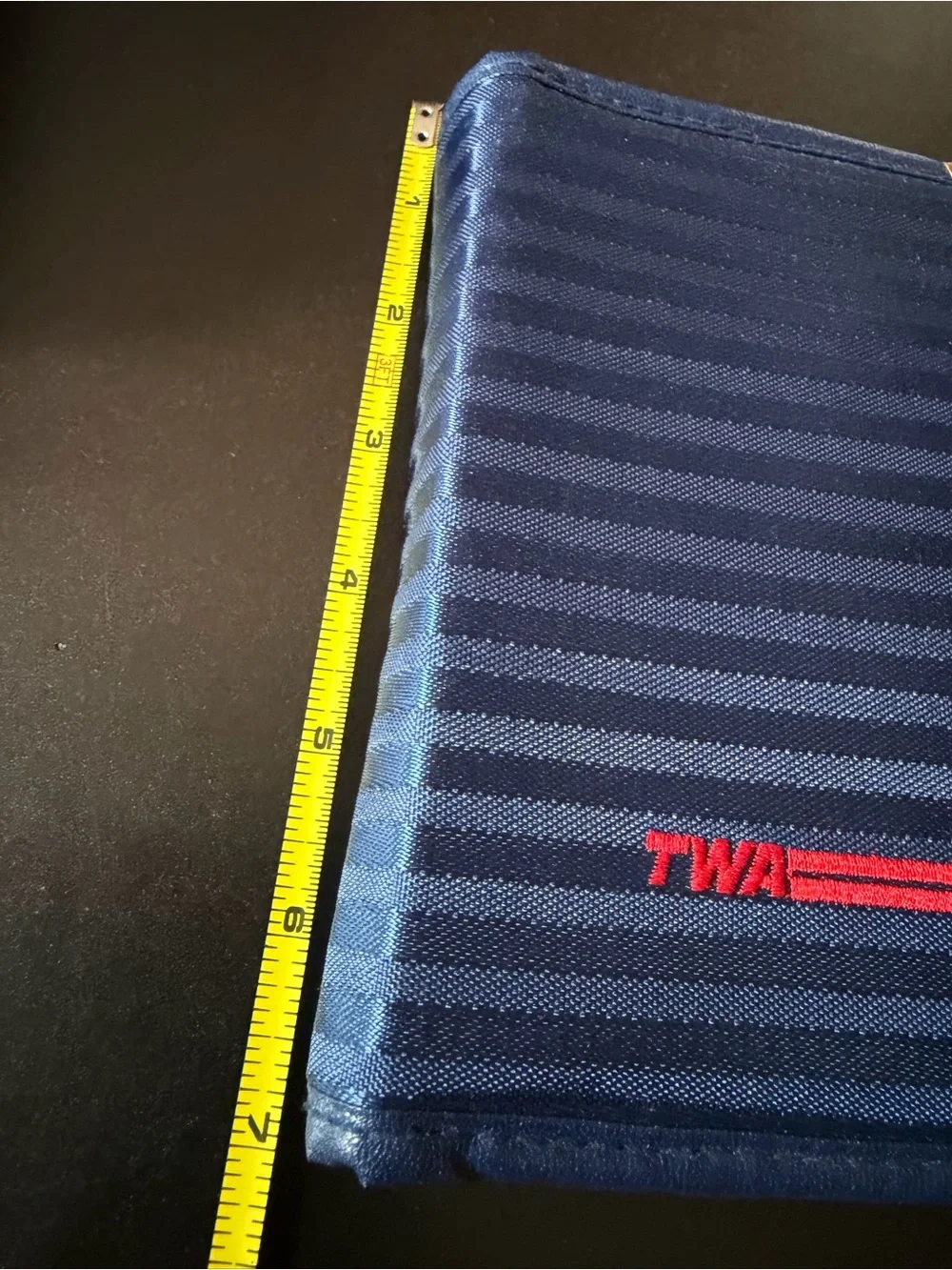 TWA Vintage Navy Blue Travel Case